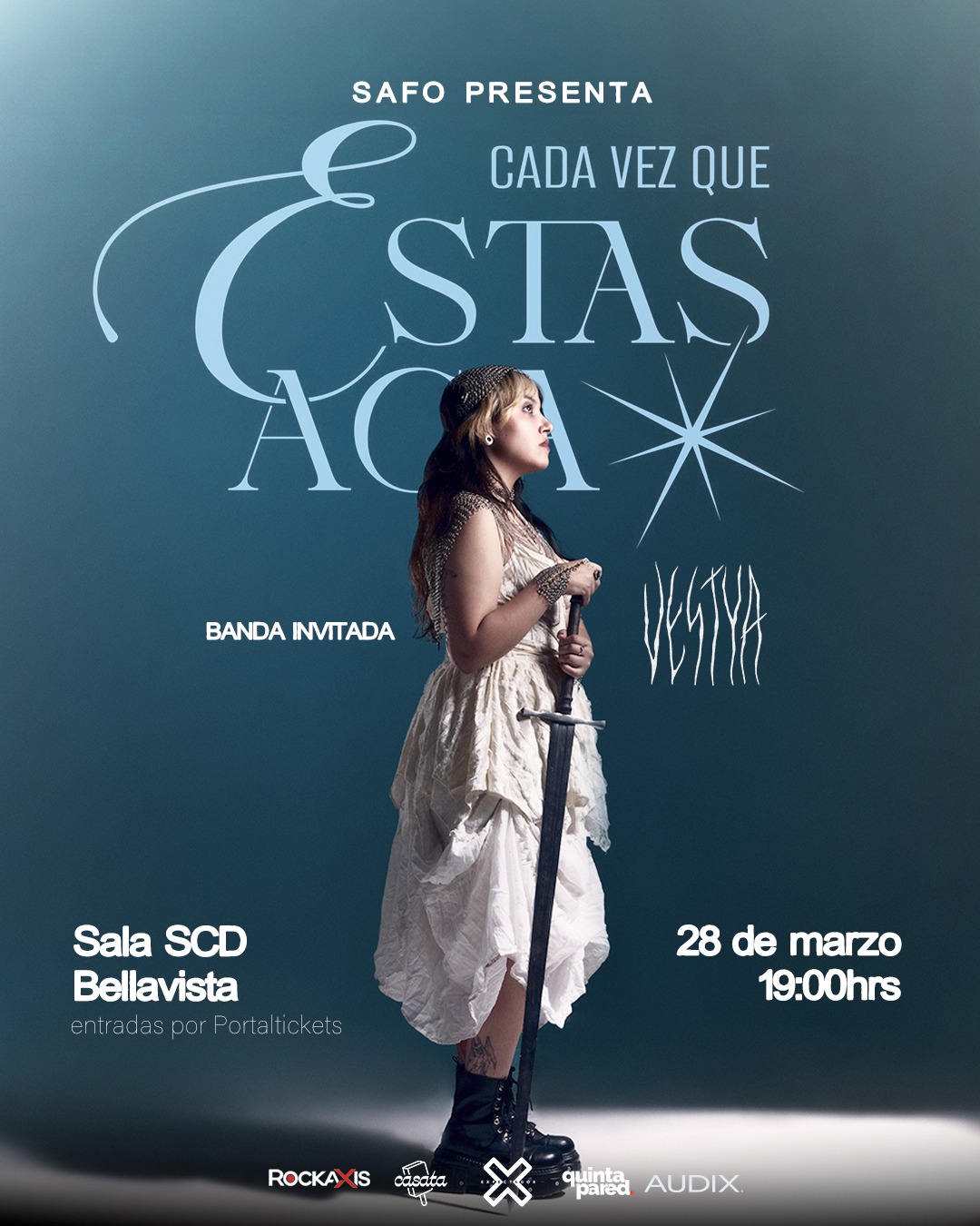 Safo: ''Es uno de los conciertos más personales que voy a hacer''